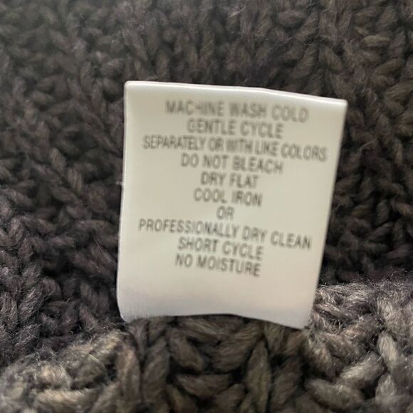 Lineamaglia Cardigan Women’s Small Italian Wool gray knitted sweater - Picture 6 of 6